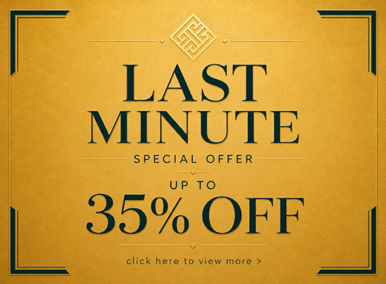 Last Minute Special Offer -35% off